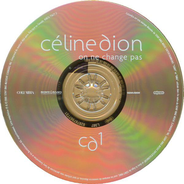 Celine Dion  On Ne Change Pas; Deluxe Edition : CD1